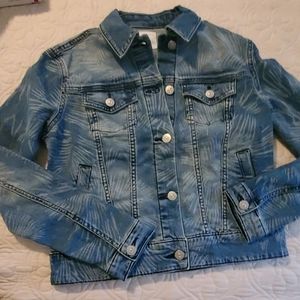 NWT MEDIUM LULAROE HARVEY PALM LEAVES